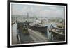 Dover, Kent: on the Admiralty Pier-null-Framed Photographic Print