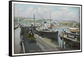 Dover, Kent: on the Admiralty Pier-null-Framed Stretched Canvas