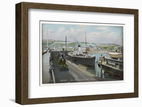 Dover, Kent: on the Admiralty Pier-null-Framed Photographic Print