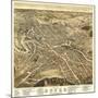 Dover, New Hampshire - Panoramic Map-Lantern Press-Mounted Art Print