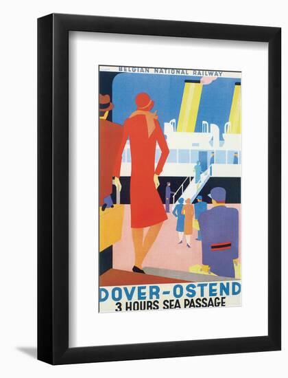 Dover-Ostend, Three Hours Sea Passage-null-Framed Art Print