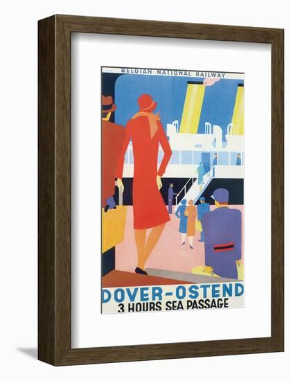 Dover-Ostend, Three Hours Sea Passage-null-Framed Art Print