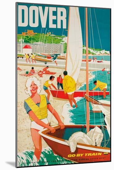 Dover, Poster Advertising British Railways, 1963-null-Mounted Giclee Print