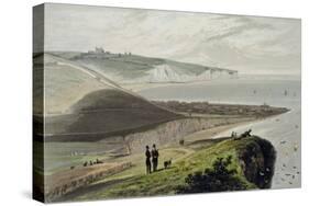 Dover, Shakespeare's Cliff, c.1829-Thomas & William Daniell-Stretched Canvas