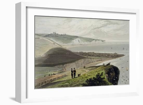 Dover, Shakespeare's Cliff, c.1829-Thomas & William Daniell-Framed Giclee Print