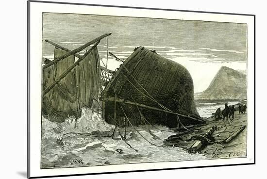 Dover U.K. 1887 Wreck of the Russian Vessel Joutsen-null-Mounted Giclee Print