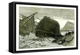 Dover U.K. 1887 Wreck of the Russian Vessel Joutsen-null-Framed Stretched Canvas