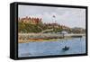 Dovercourt Bay, from the Sea-Alfred Robert Quinton-Framed Stretched Canvas