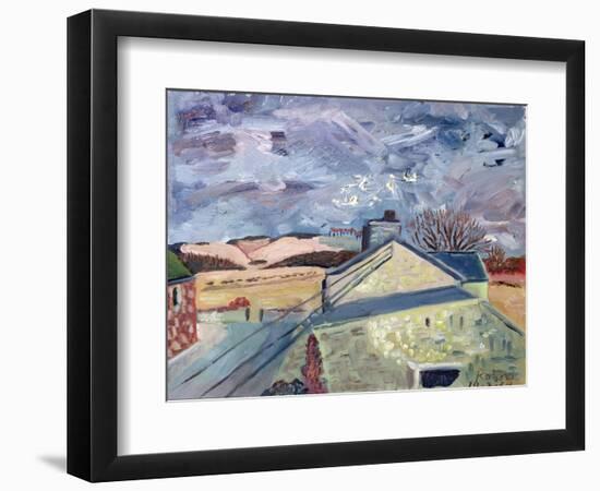 Doves at High Barns, 1998-Robert Hobhouse-Framed Giclee Print