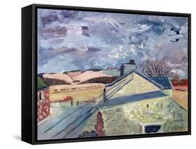 Doves at High Barns, 1998-Robert Hobhouse-Framed Stretched Canvas