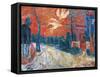 Doves at Sunset-Renato Birolli-Framed Stretched Canvas