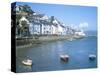 Dovey Estuary and Town, Aberdovey, Gwynedd, Wales, United Kingdom-David Hunter-Stretched Canvas