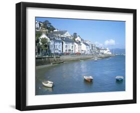 Dovey Estuary and Town, Aberdovey, Gwynedd, Wales, United Kingdom-David Hunter-Framed Photographic Print