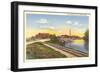 Dow Chemical Plant, Midland, Michigan-null-Framed Art Print