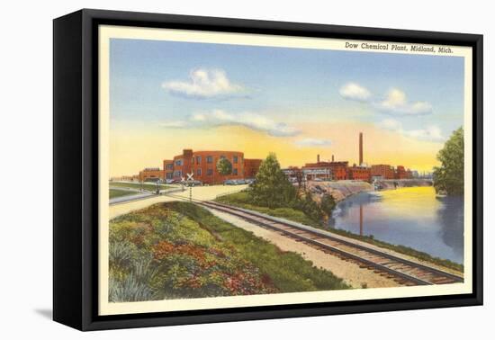 Dow Chemical Plant, Midland, Michigan-null-Framed Stretched Canvas