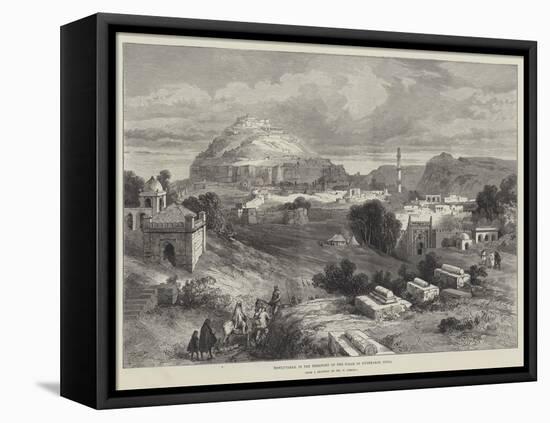 Dowlutabad, in the Territory of the Nizam of Hyderabad, India-William 'Crimea' Simpson-Framed Stretched Canvas