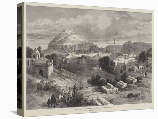Dowlutabad, in the Territory of the Nizam of Hyderabad, India-William 'Crimea' Simpson-Stretched Canvas