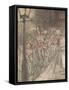 'Down a Slide at Cornhill', 1915-Arthur Rackham-Framed Stretched Canvas