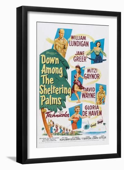 Down Among the Sheltering Palm, 1953-null-Framed Art Print