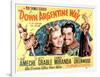 Down Argentine Way, Betty Grable, Don Ameche, Carmen Miranda, 1940-null-Framed Photo