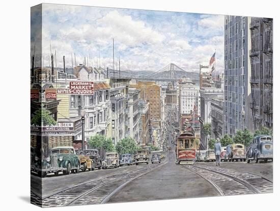 Down California-Stanton Manolakas-Stretched Canvas