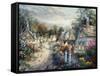 Down Cottage Lane-Nicky Boehme-Framed Stretched Canvas