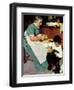 "Down-East  Ambrosia", March 19,1938-Norman Rockwell-Framed Giclee Print