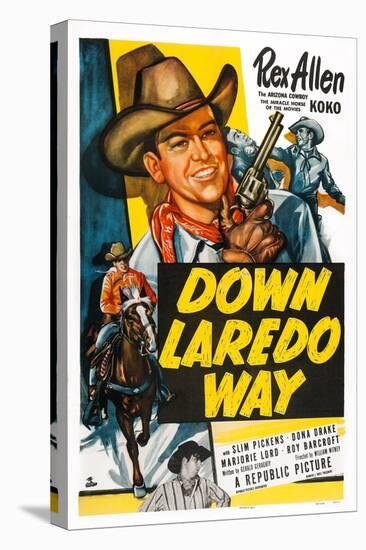Down Laredo Way-null-Stretched Canvas