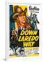 Down Laredo Way-null-Framed Art Print