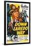 Down Laredo Way-null-Framed Art Print