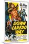 Down Laredo Way-null-Mounted Art Print