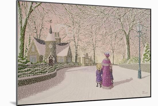 Down Lodge Lane-Peter Szumowski-Mounted Giclee Print