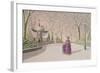 Down Lodge Lane-Peter Szumowski-Framed Giclee Print