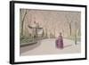 Down Lodge Lane-Peter Szumowski-Framed Giclee Print