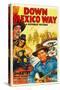 Down Mexico Way, Smiley Burnette, Fay Mckenzie, Gene Autry, 1941-null-Stretched Canvas