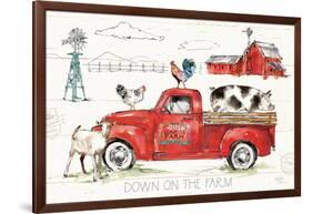 Down on the Farm II-Anne Tavoletti-Framed Art Print