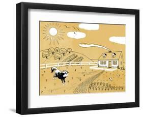 Down on the Farm - Jack & Jill-Paul Froelich-Framed Giclee Print