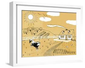 Down on the Farm - Jack & Jill-Paul Froelich-Framed Giclee Print