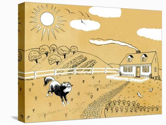 Down on the Farm - Jack & Jill-Paul Froelich-Stretched Canvas