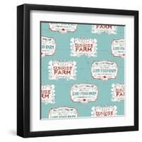 Down on the Farm Step 02C-Anne Tavoletti-Framed Art Print