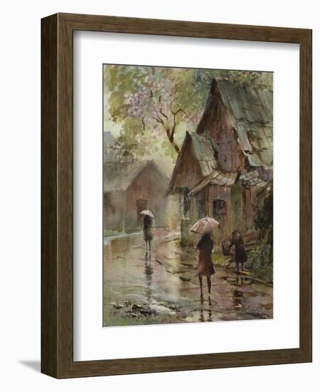 Down Pour-LaVere Hutchings-Framed Giclee Print