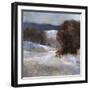 Down Slope-Sheila Finch-Framed Art Print