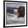 Down Slope-Sheila Finch-Framed Art Print