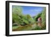 Down Stream to the Mill, 2010-Anthony Rule-Framed Giclee Print