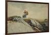 Down the Cliff, 1883-Winslow Homer-Framed Giclee Print