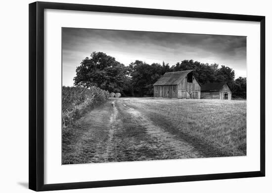 Down the Dirt Lane-Trent Foltz-Framed Art Print