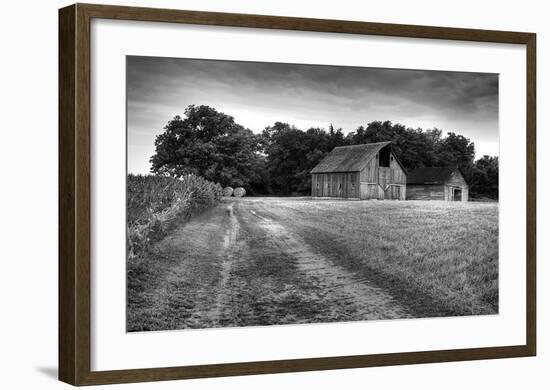 Down the Dirt Lane-Trent Foltz-Framed Art Print