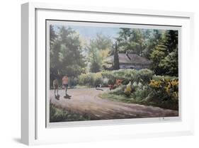 Down the Lane-Neville Clarke-Framed Collectable Print