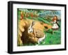 'Down the Rabbit Hole', c1900-Unknown-Framed Giclee Print