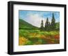 Down the Valley, 2012-Patricia Brintle-Framed Giclee Print